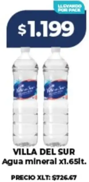 Supermayorista Vital Villa del sur agua mineral oferta