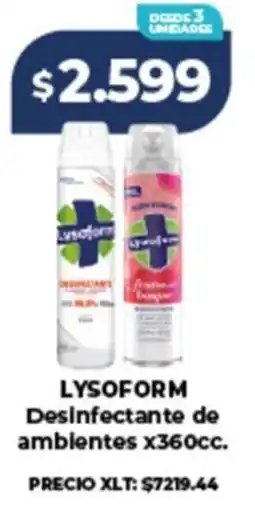 Supermayorista Vital Lysoform desinfectante de amblentes oferta