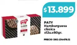 Supermayorista Vital Paty hamburguesa clásica oferta