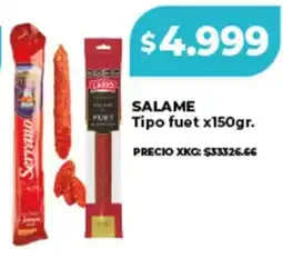 Supermayorista Vital Salame tipo fuet oferta