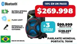 Supermayorista Vital Parlante mondial portatil oferta