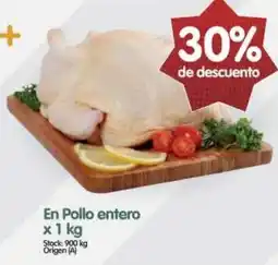 Supermercados Buenos Días En pollo entero oferta