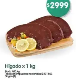 Supermercados Buenos Días Hígado oferta