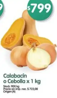 Supermercados Buenos Días Calabacín o cebolla oferta