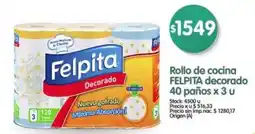 Supermercados Buenos Días Felpita rollo de cocina decorado oferta
