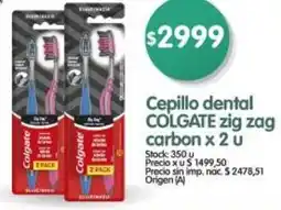 Supermercados Buenos Días Colgate cepillo dental zig zag carbon oferta