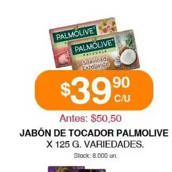 Supermercados Tadicor Palmolive Jabón De Tocador Variedades x 125g oferta