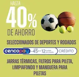 Supermercados Vea Jarras térmicas, filtros para pileta, limpiafondo y manguera para piletas oferta