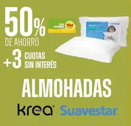 Supermercados Vea Almohadas oferta