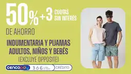 Supermercados Vea Indumentaria y pijamas adultos, niños y bebés oferta