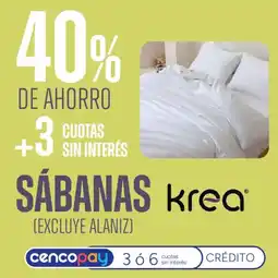 Supermercados Vea Sábanas oferta