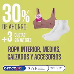 Supermercados Vea Ropa interior, medias, calzados y accesorios oferta