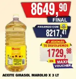 Maxiconsumo Marolio aceite girasol oferta