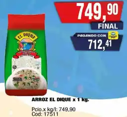 Maxiconsumo El dique arroz oferta