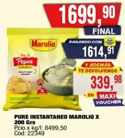 Maxiconsumo Marolio pure instantaneo oferta