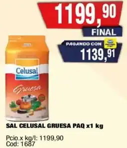 Maxiconsumo Celusal sal gruesa paq oferta