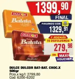 Maxiconsumo Dulce dulcor bat-bat. choc oferta