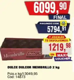 Maxiconsumo Membrillo dulce dulcor oferta