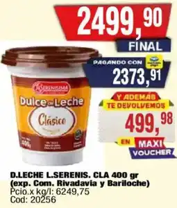 Maxiconsumo D.leche l.serenis. cla oferta