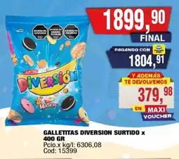 Maxiconsumo Diversion galletitas surtido oferta