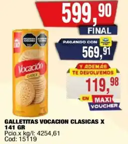 Maxiconsumo Vocación galletitas clasicas oferta