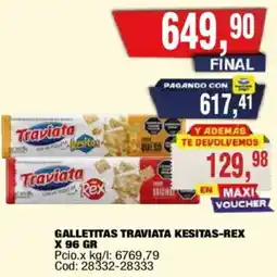 Maxiconsumo Traviata galletitas kesitas-rex oferta