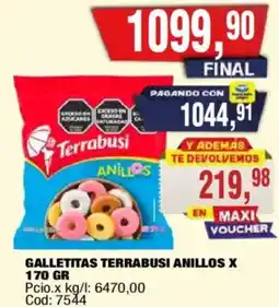 Maxiconsumo Terrabusi galletitas anillos oferta