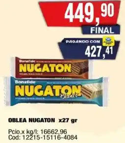 Maxiconsumo Nugaton oblea oferta