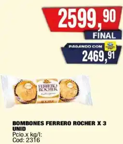 Maxiconsumo Ferrero rocher bombones oferta