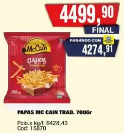 Maxiconsumo Mc Cain papas trad. oferta