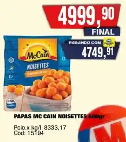 Maxiconsumo Mc Cain papas noisettes oferta