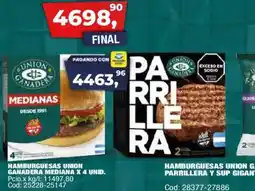 Maxiconsumo Union ganadera hamburguesas mediana oferta