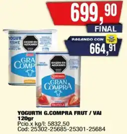 Maxiconsumo G.compra yogurth frut / vai oferta