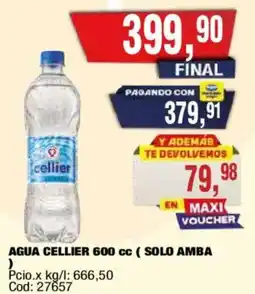 Maxiconsumo Cellier agua oferta