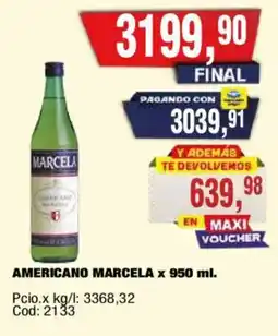 Maxiconsumo Marcela americano oferta