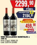 Maxiconsumo Res.d.andes vino varietales oferta