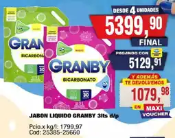 Maxiconsumo Granby jabon liquido oferta