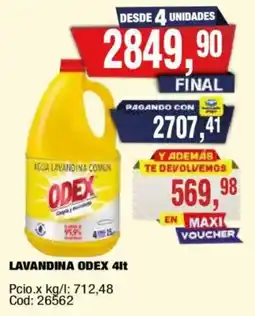 Maxiconsumo Odex lavandina oferta