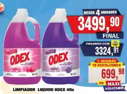 Maxiconsumo Odex limpiador liquido oferta