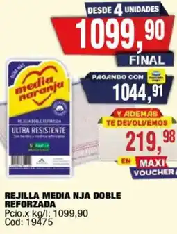Maxiconsumo Media nja doble rejilla reforzada oferta