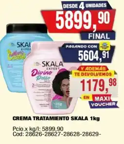 Maxiconsumo Skala crema tratamiento oferta