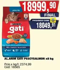 Maxiconsumo Gati al.anim pescysalmon oferta
