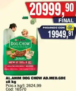 Maxiconsumo Dog chow al.anim ad.med.gde oferta