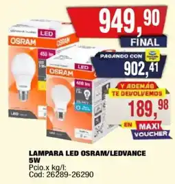 Maxiconsumo Osram/ledvance lampara led oferta
