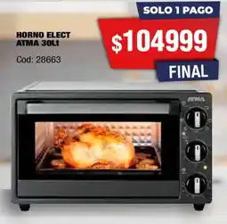 Maxiconsumo Atma horno elect oferta