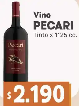 Beltrán Supermercados Pecarí vino tinto oferta