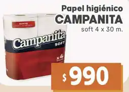 Beltrán Supermercados Campanita papel higiénico soft oferta