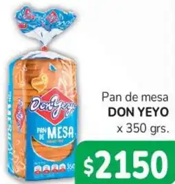 Beltrán Supermercados Don yeyo pan de mesa oferta