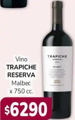 Beltrán Supermercados Trapiche reserva vino malbec oferta