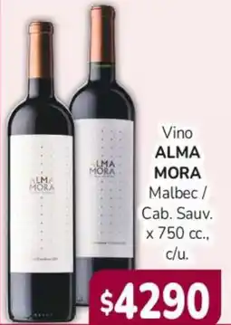 Beltrán Supermercados Alma mora vino malbec / cab. sauv. oferta